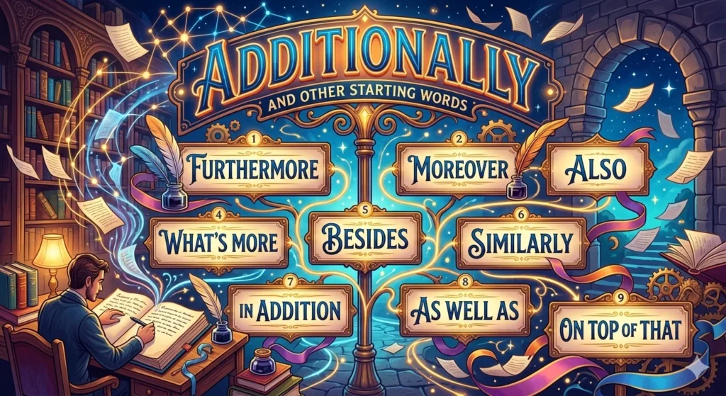 another way to say in addition