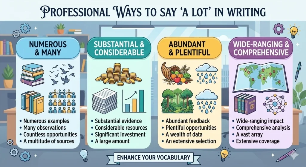 another way to say a lot