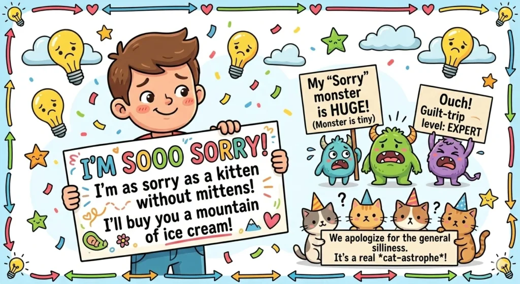 best way to say sorry in a text