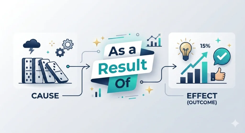 another way to say due to