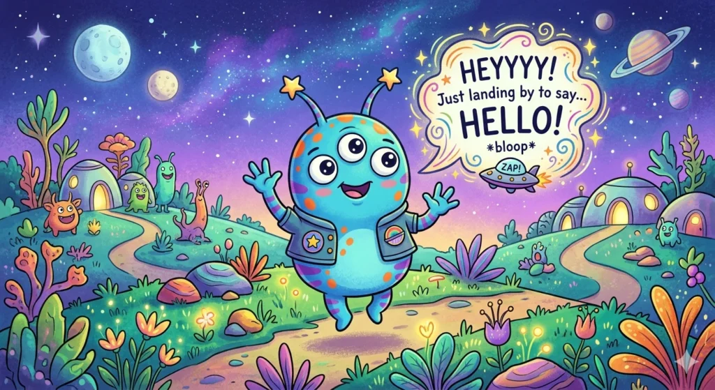 creative way to say hello