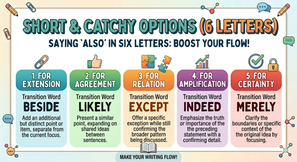 another way to say also