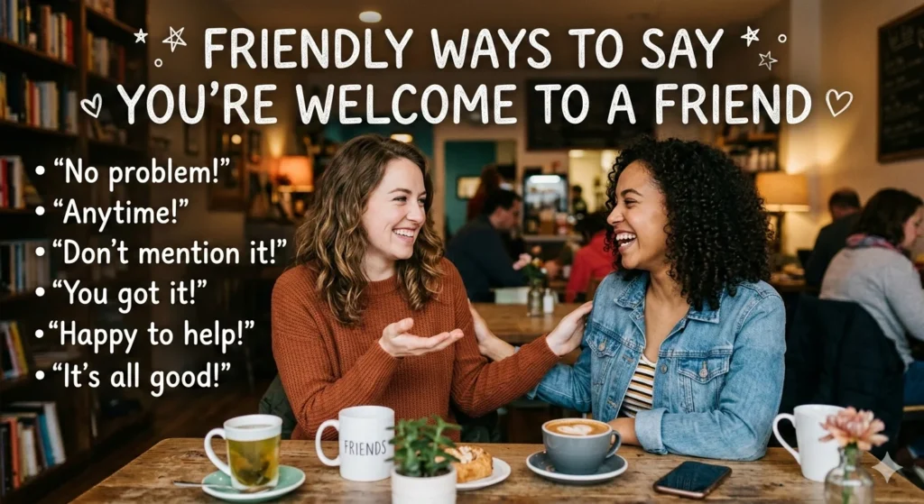 another way to say you're welcome