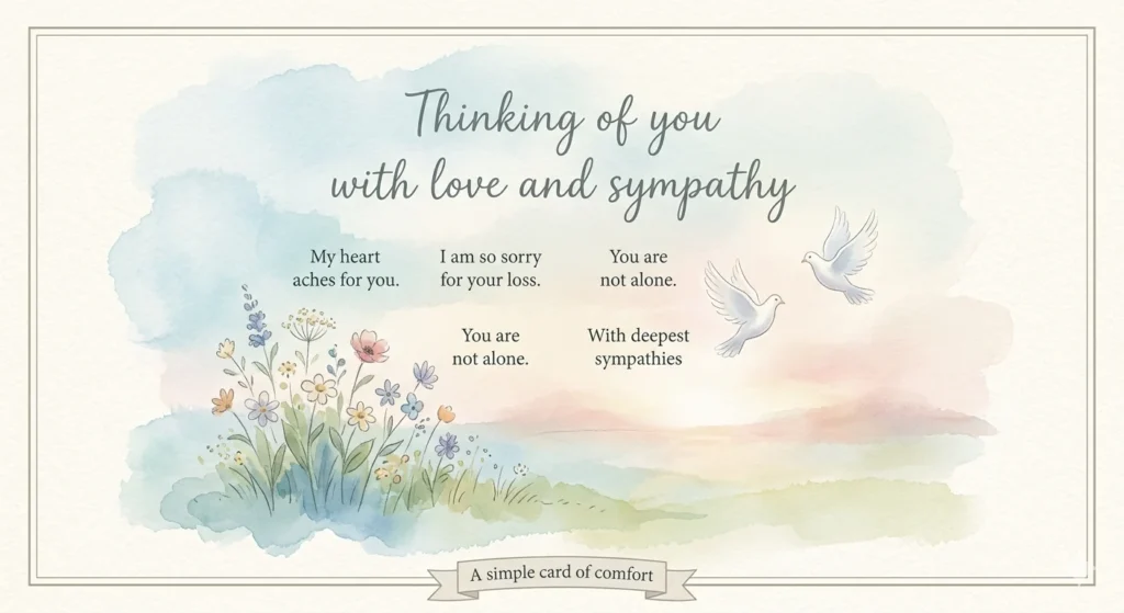 another way to say sorry for your loss