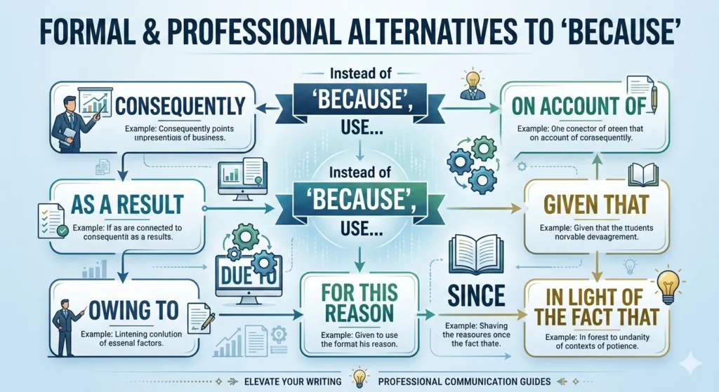 another way to say because