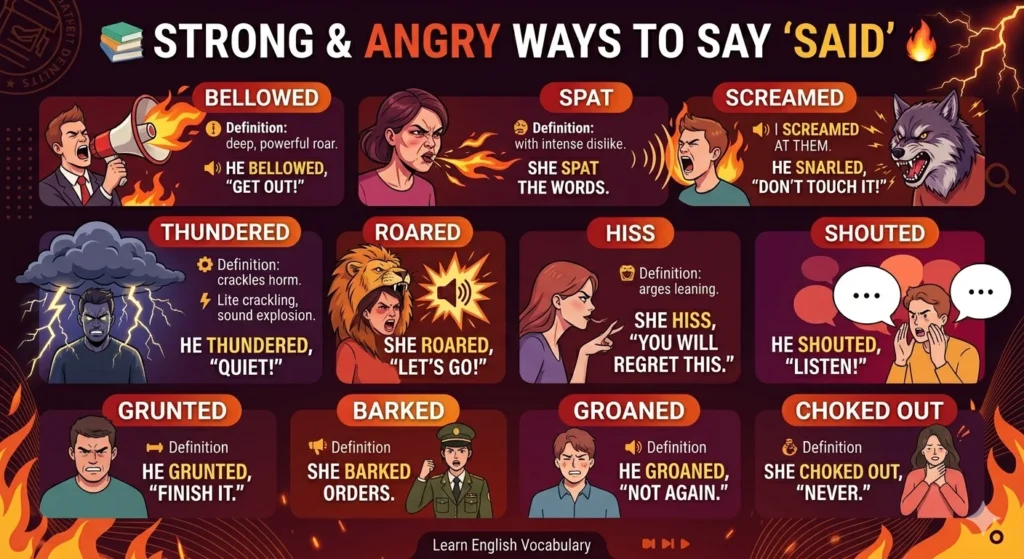 another way to say said