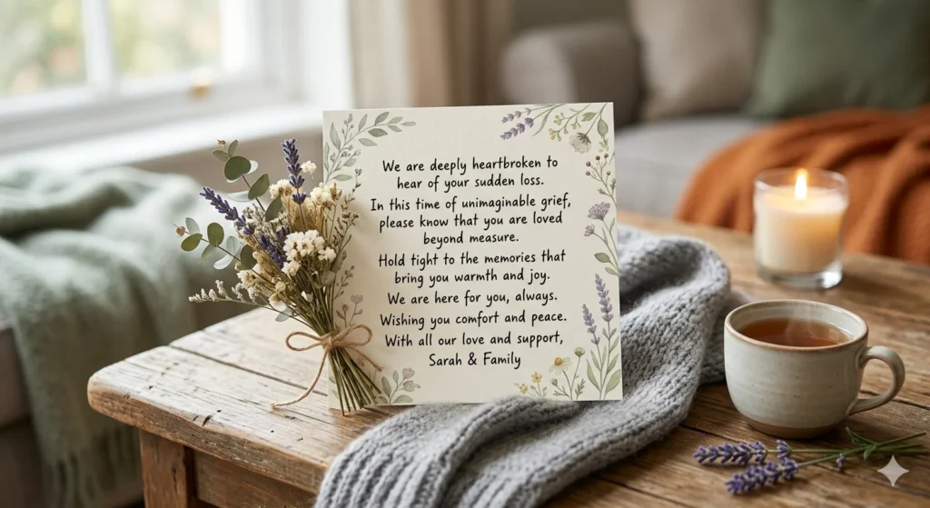 another way to say sorry for your loss