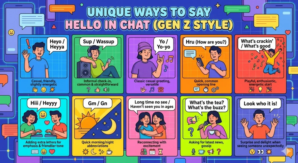 creative way to say hello