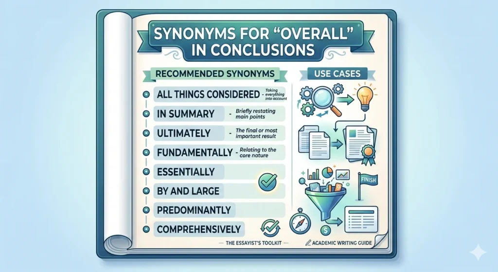 another way to say overall