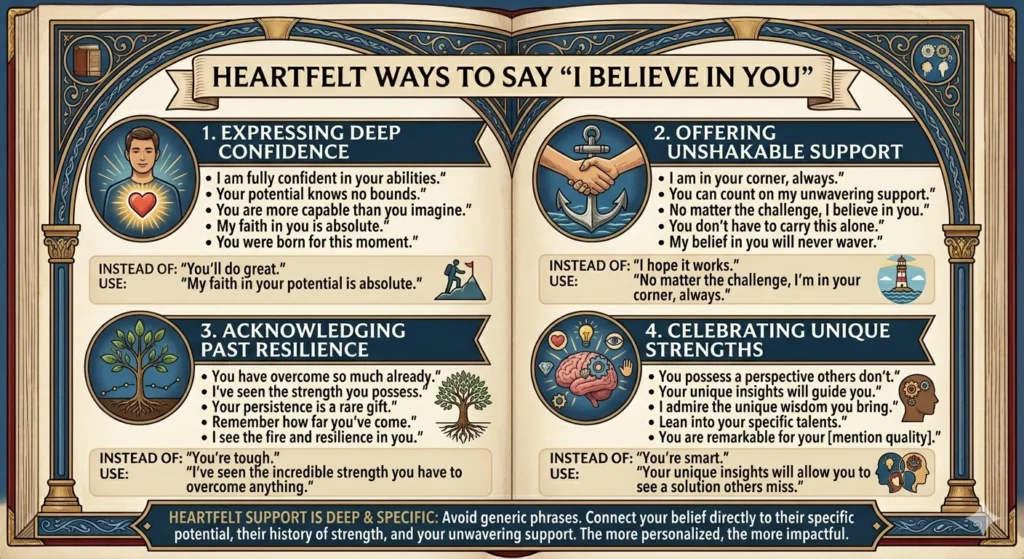 another way to say i believe