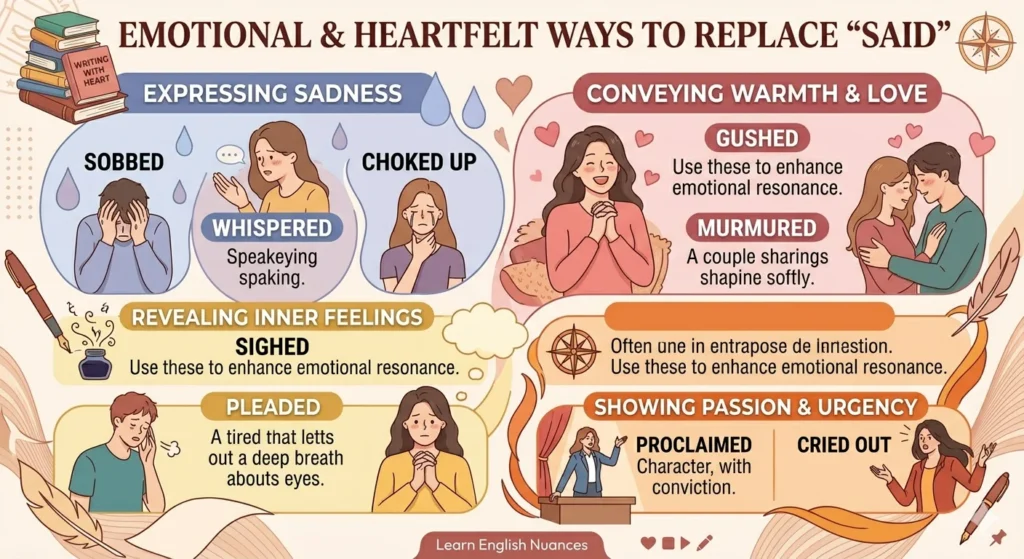 another way to say said