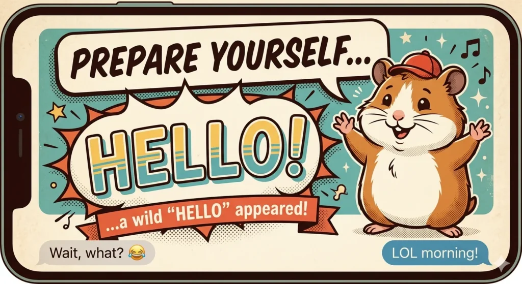 creative way to say hello