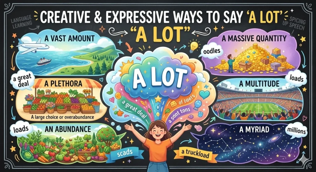 another way to say a lot