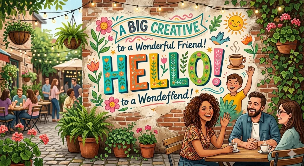 creative way to say hello