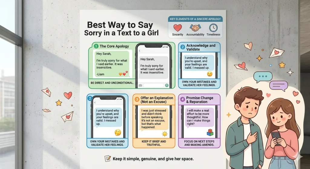 best way to say sorry in a text