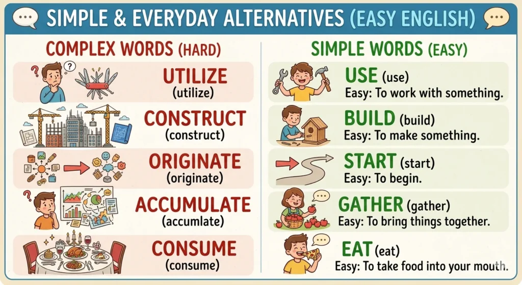 another way to say shows