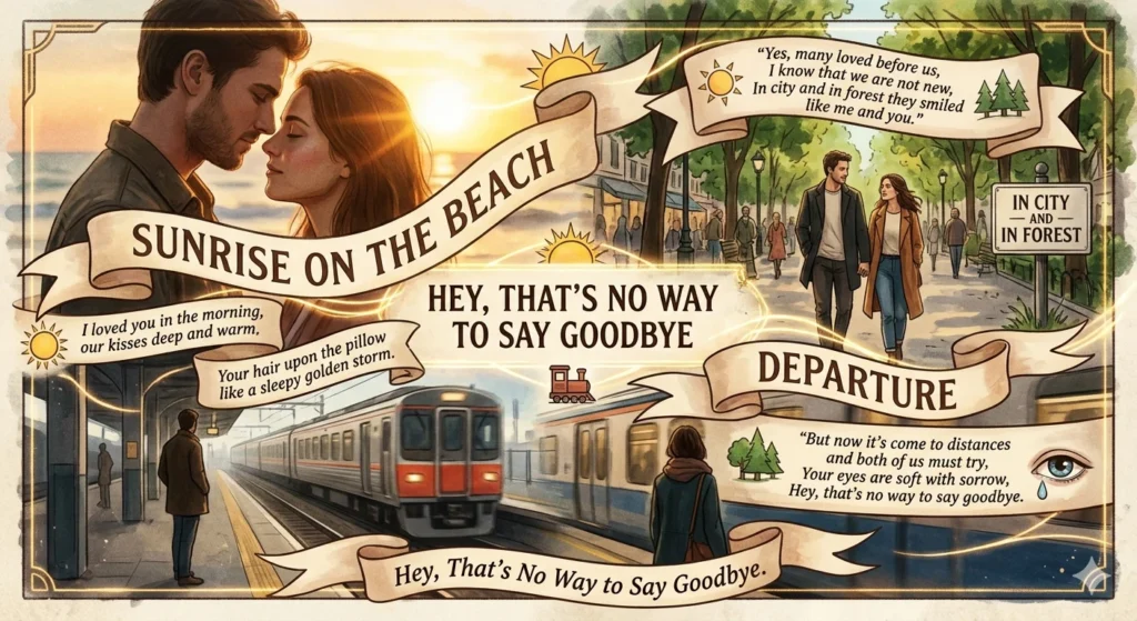 hey that's no way to say goodbye lyrics