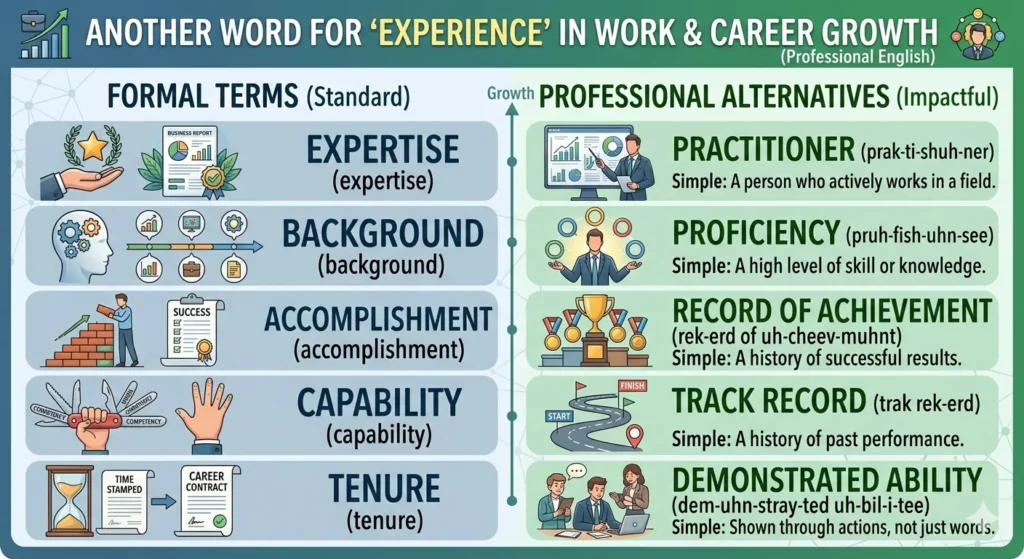 another way to say experience