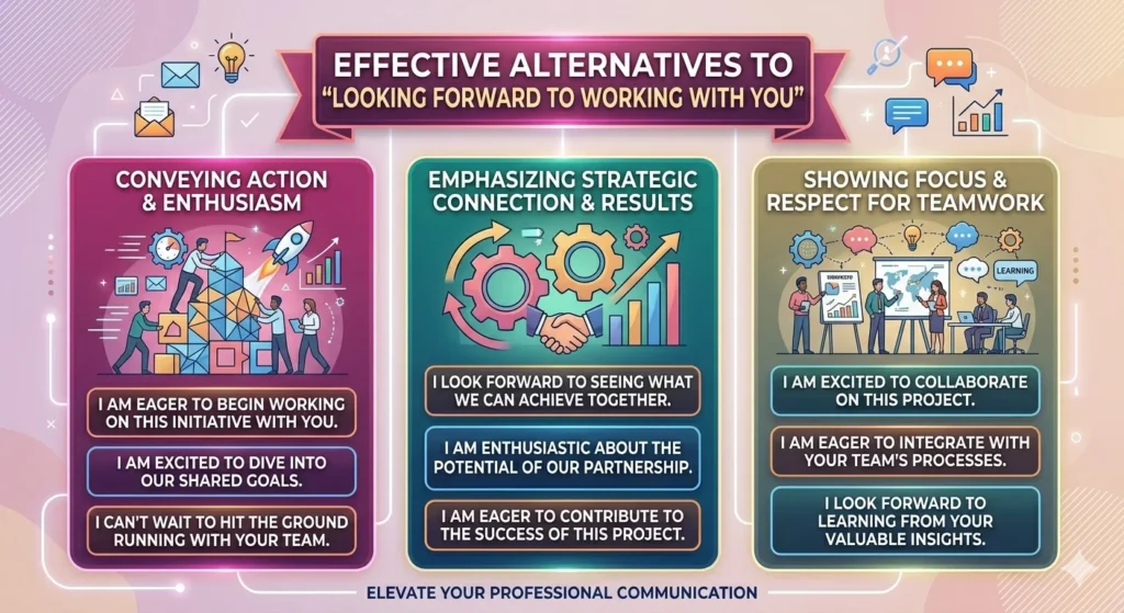 whats another way to say looking forward to it