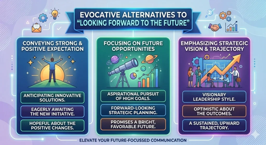 whats another way to say looking forward to it