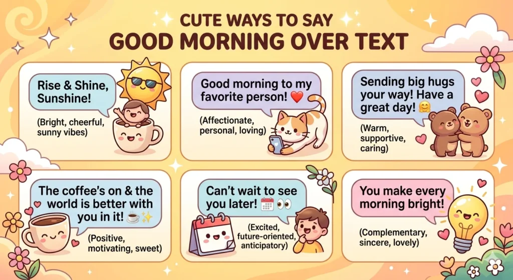 funny way to say good morning