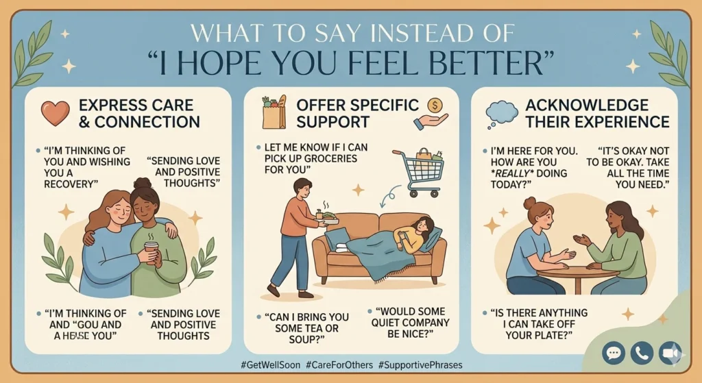 another way to say feel better soon
