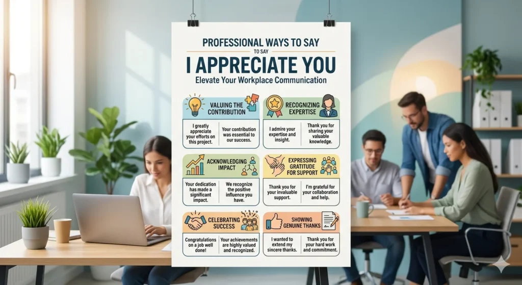 another way to say i appreciate you