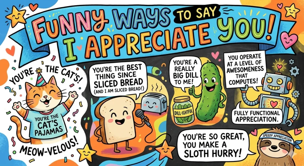 another way to say i appreciate you