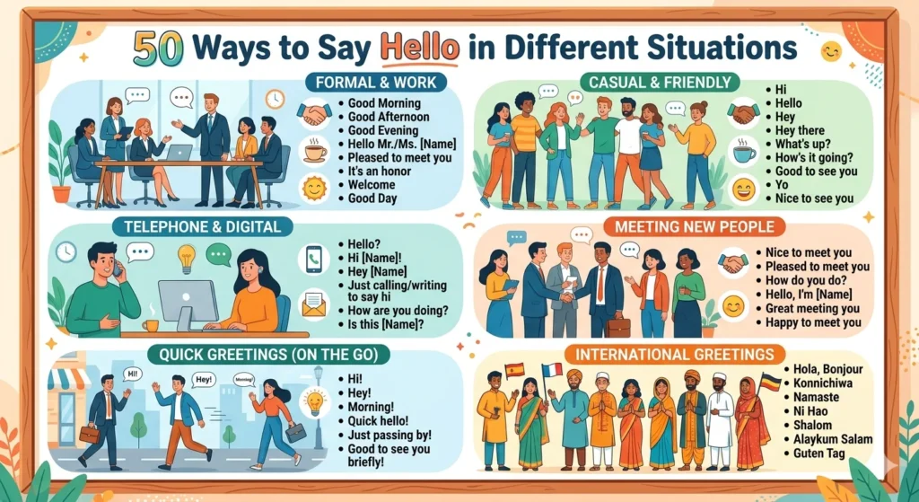another way to say hello