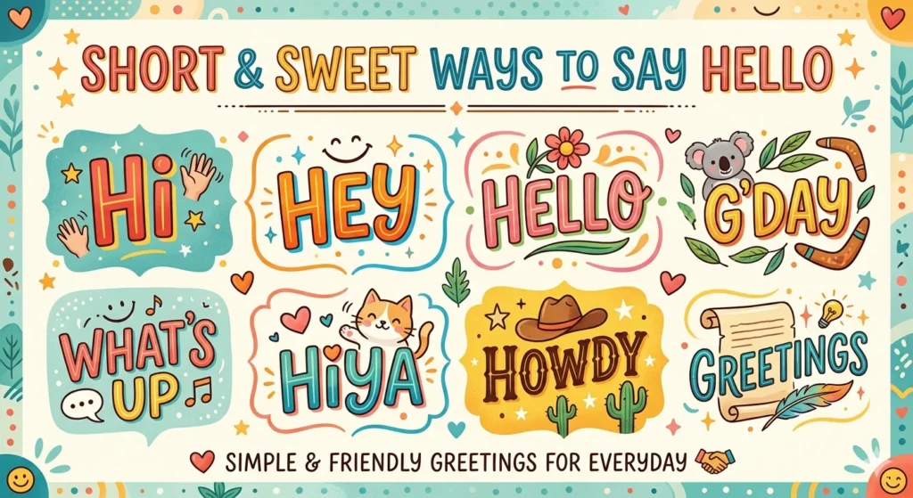 another way to say hello