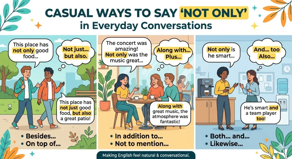 another way to say not only