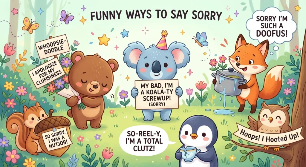 another way to say i'm sorry