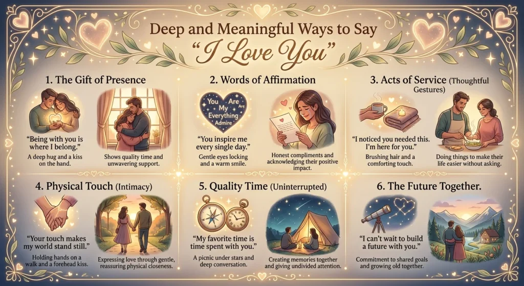 different way to say i love you
