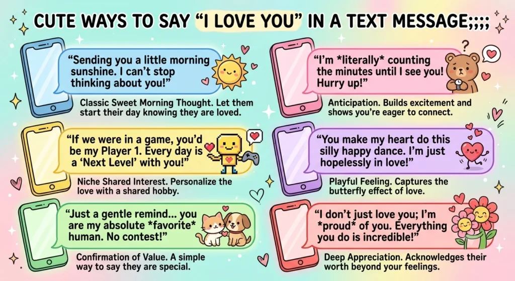 different way to say i love you