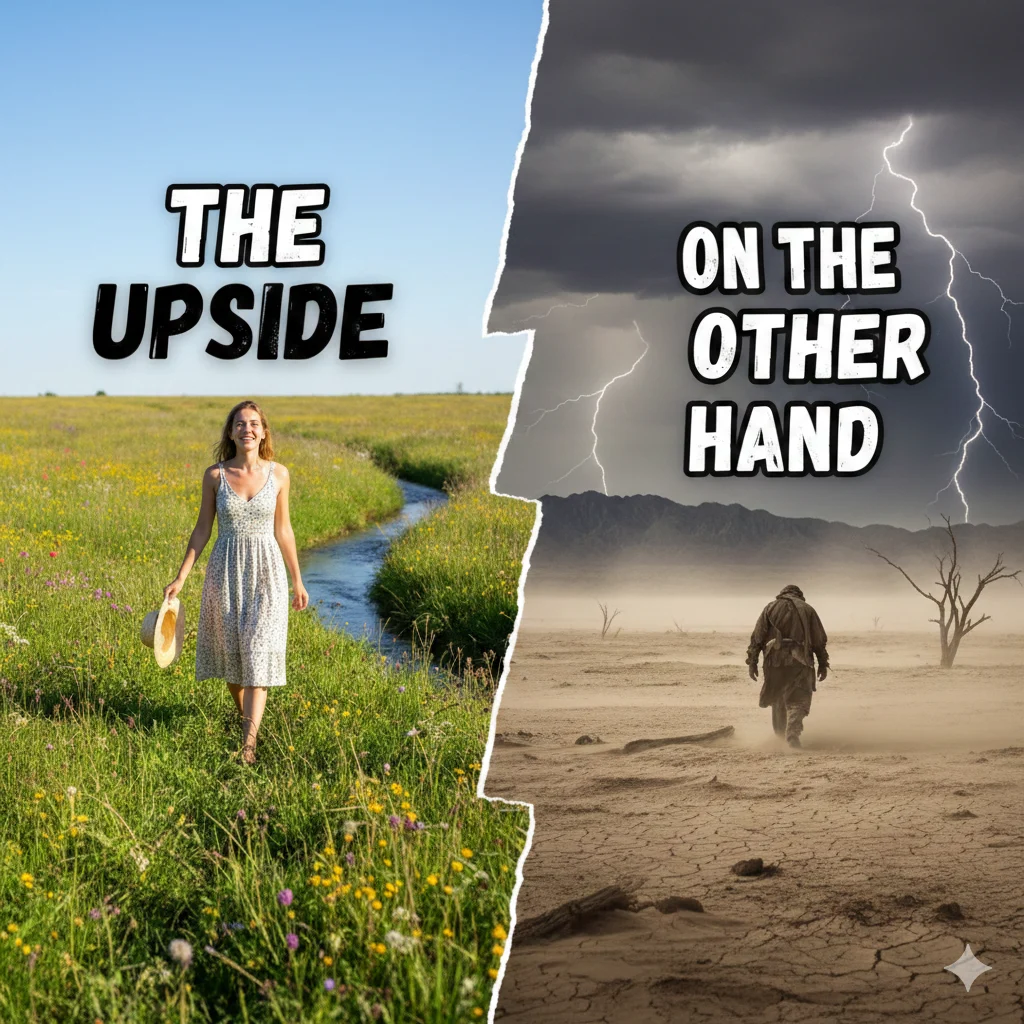 another way to say on the other hand