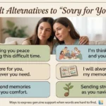 another way to say sorry for your loss