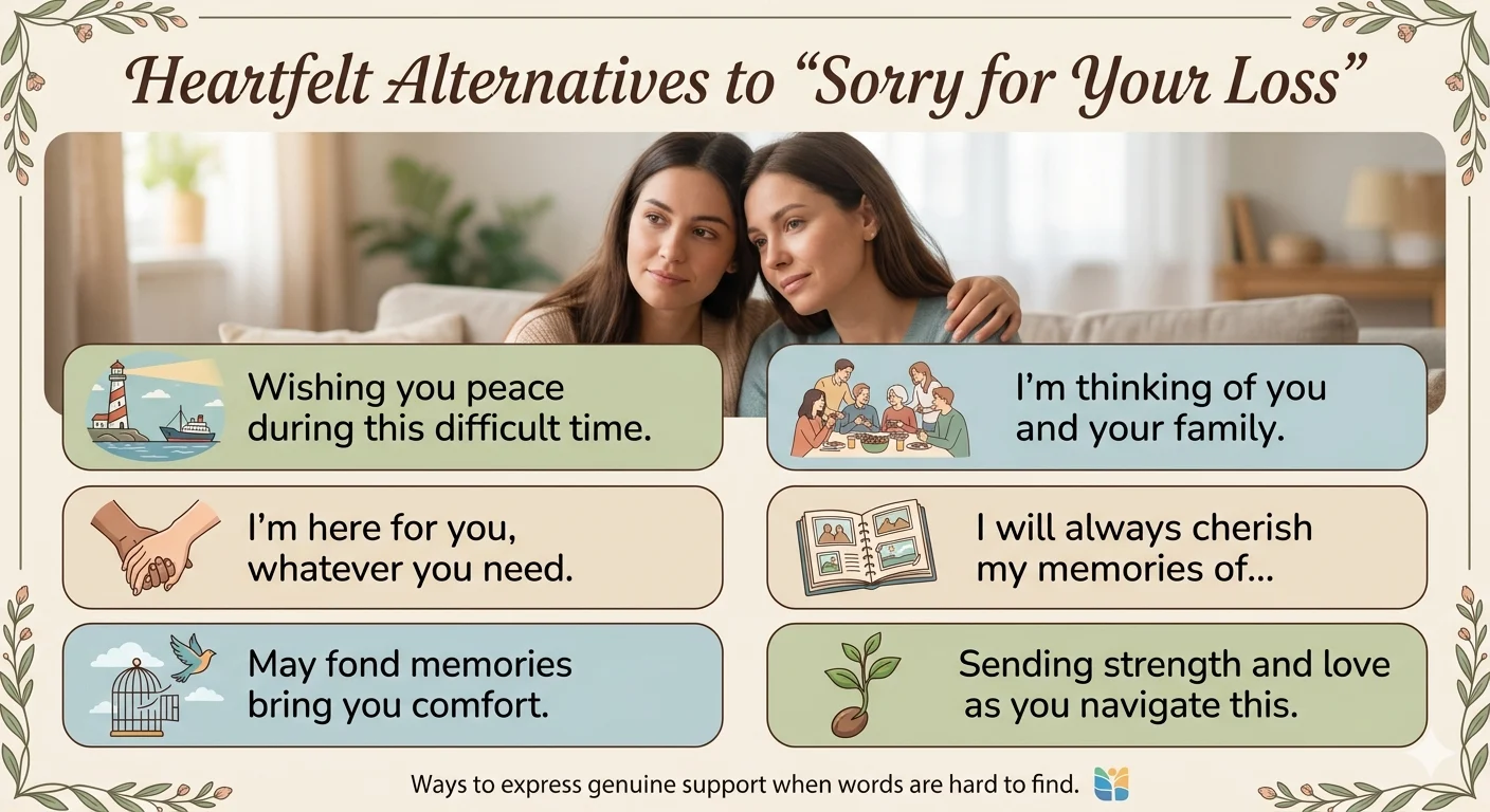 another way to say sorry for your loss