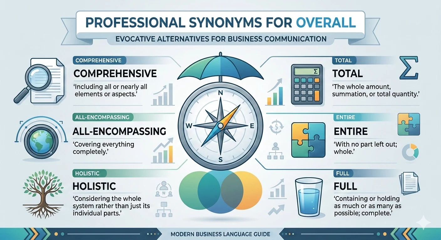 another way to say overall