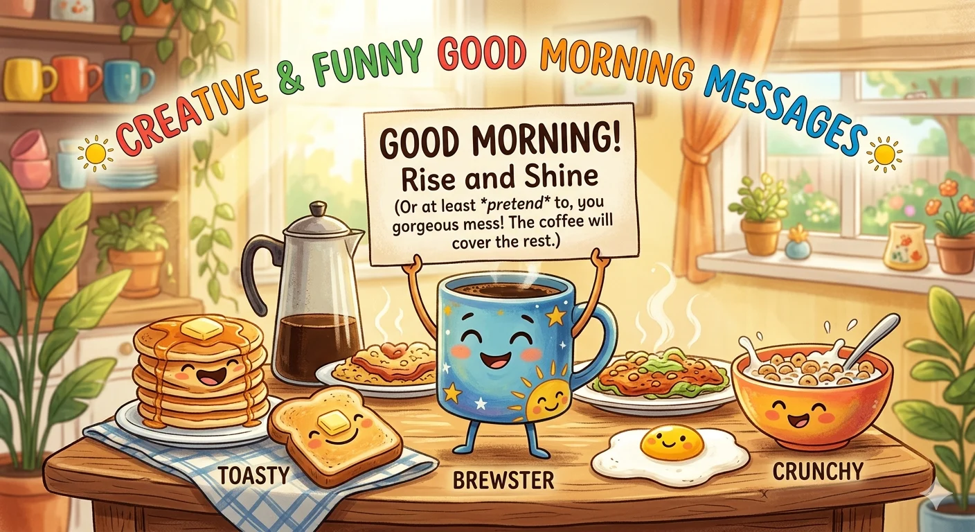 funny way to say good morning