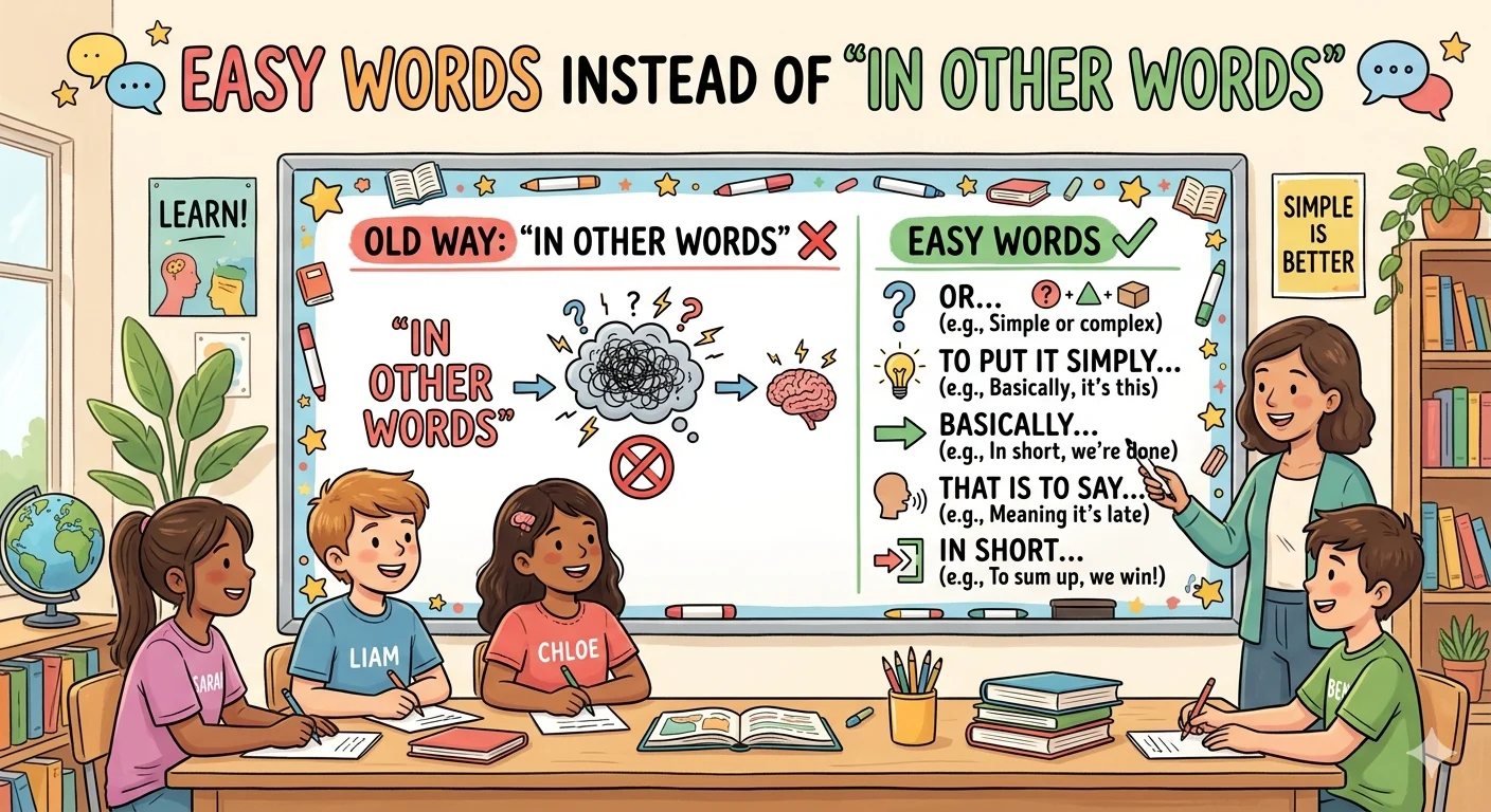 another way to say in other words