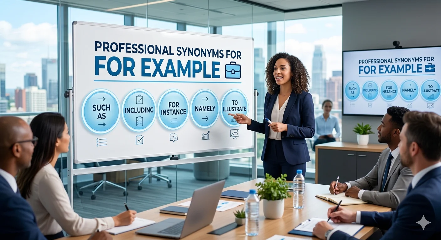 what is another way to say for example