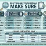 another way to say make sure