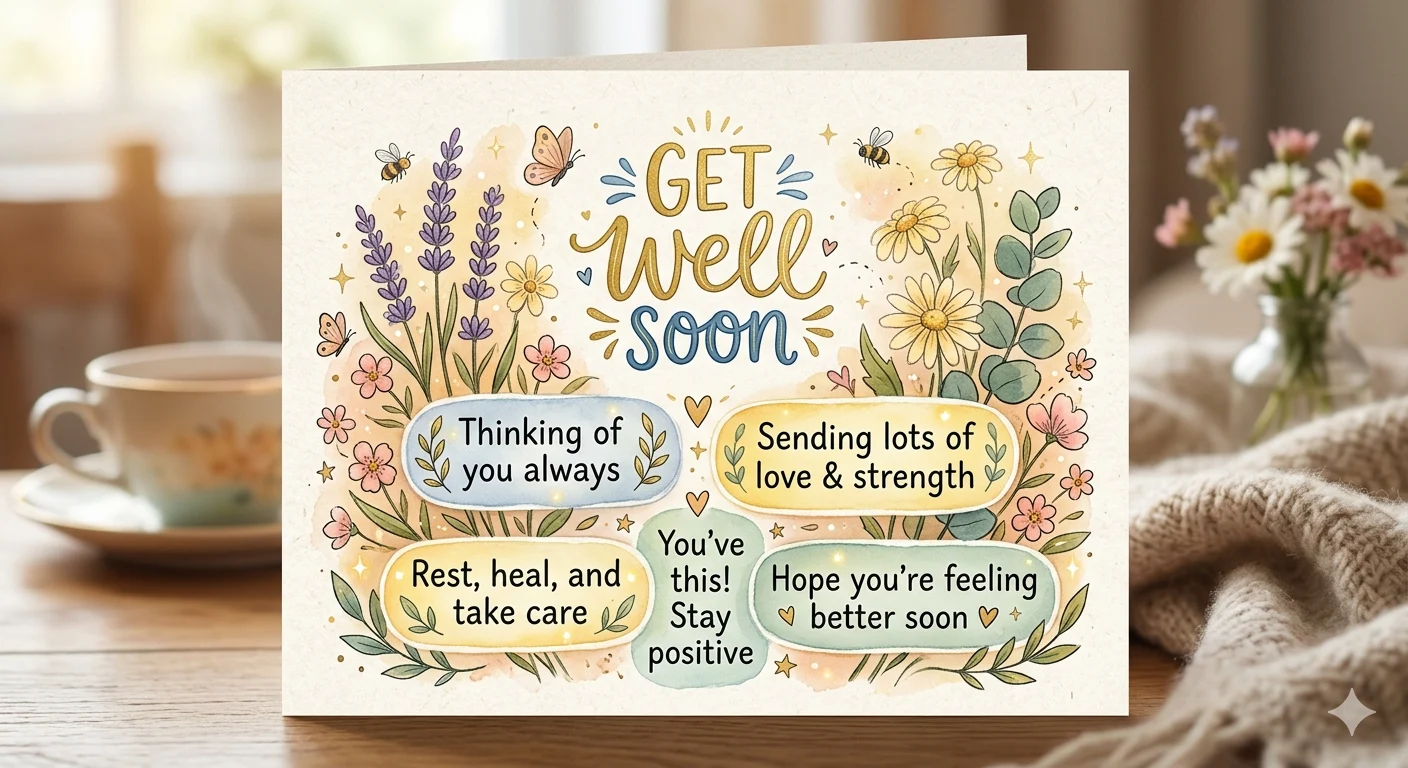another way to say feel better soon