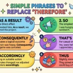 another way to say therefore