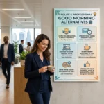 different way to say good morning