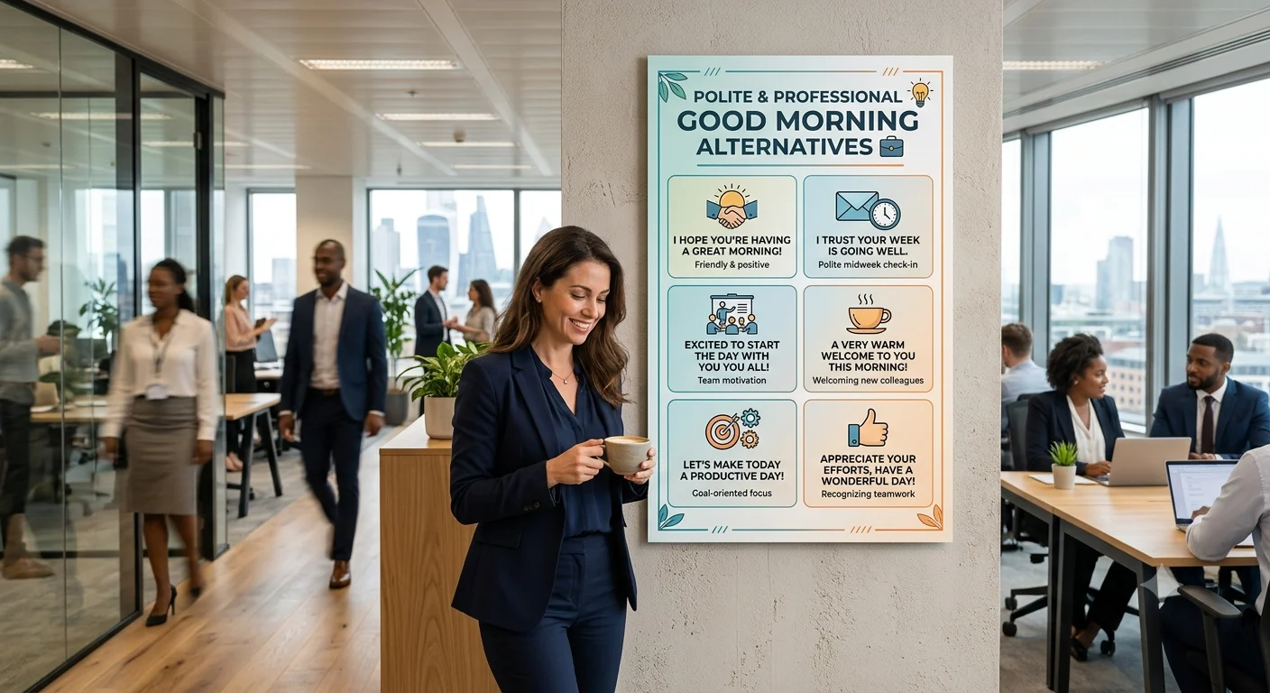 different way to say good morning